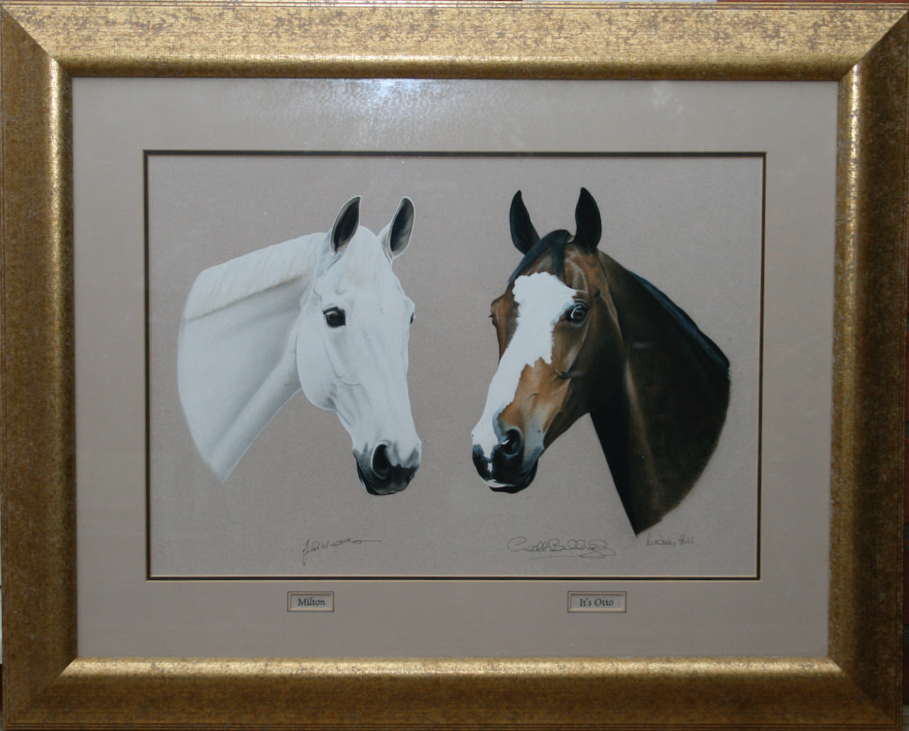 Geoff Billington & Milton - Painting